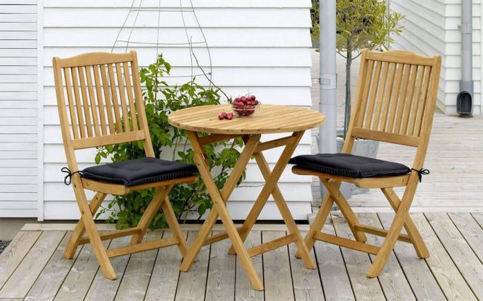 Bild 2, Nova Ø70 cm Teak - Brafab - Bonus Möbler