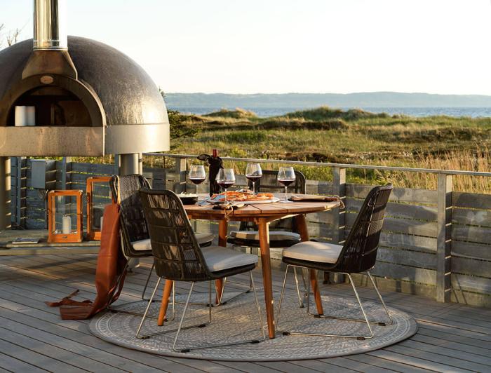 Bild 4, Tonar Beige mönster Ø200 cm | Brafab | Bonus Möbler