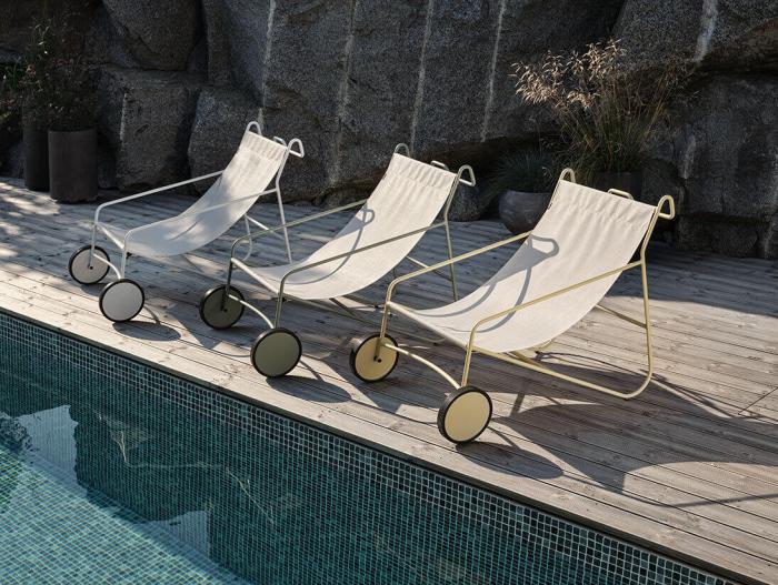 Bild 5, Poul Chair Dusty Green / Offwhite - Brafab - Bonus Möbler