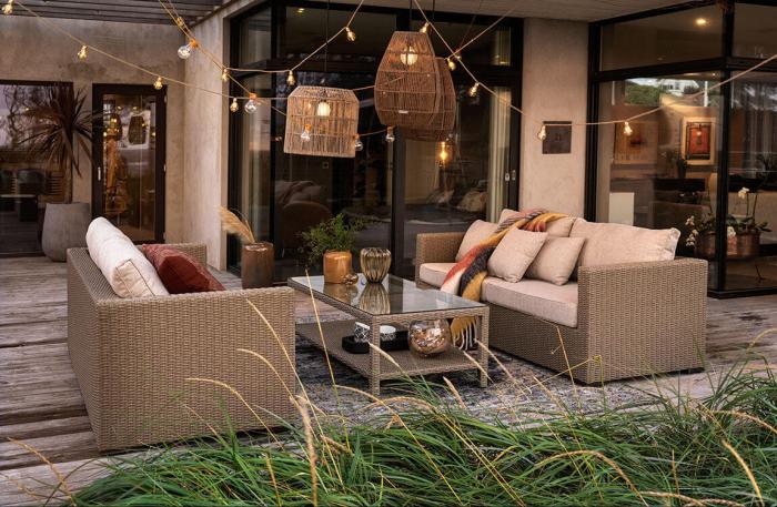 Bild 4, Funkia 140X70 cm Beige - Brafab - Bonus Möbler