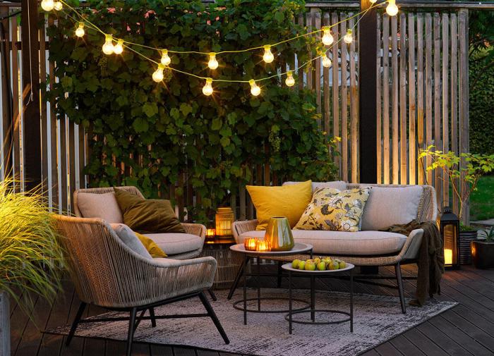 Bild 2, Pembroke Beige 2-sitssoffa och två fåtöljer | Brafab | Bonus Möbler