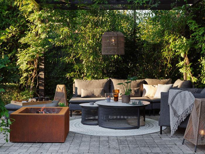 Bild 5, Tonar Beige mönster Ø200 cm | Brafab | Bonus Möbler