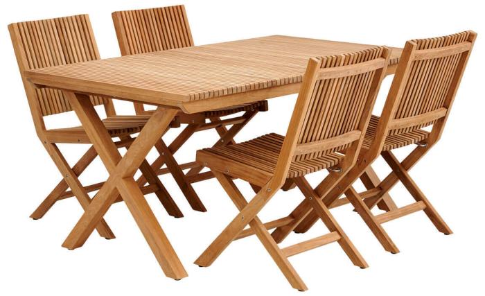 Bild 3, Julita 155X90 cm Teak - Brafab - Bonus Möbler