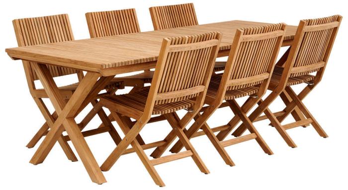 Bild 3, Julita 220X90 cm Teak - Brafab - Bonus Möbler