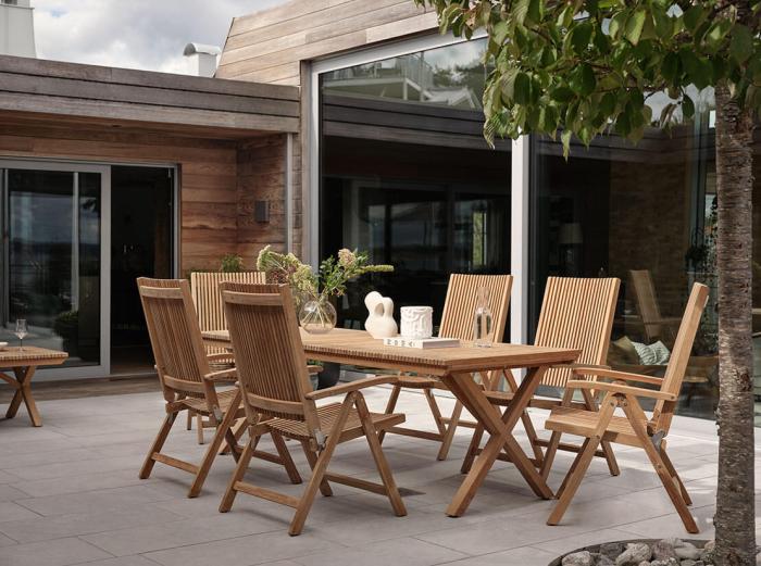 Bild 5, Julita 220X90 cm Teak - Brafab - Bonus Möbler