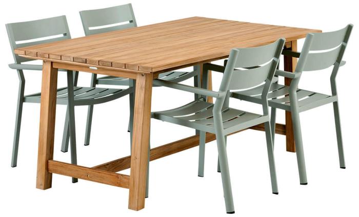 Bild 5, Keros 160X90 cm Teak - Brafab - Bonus Möbler