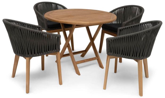 Bild 5, Nova Ø100 cm Teak - Hillerstorp - Bonus Möbler