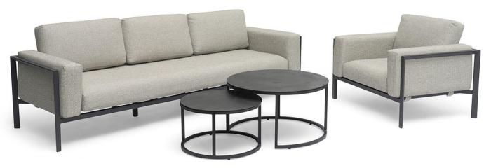 Bild 5, Jet Set Runt Svart / Grå | Hillerstorp | Bonus Möbler