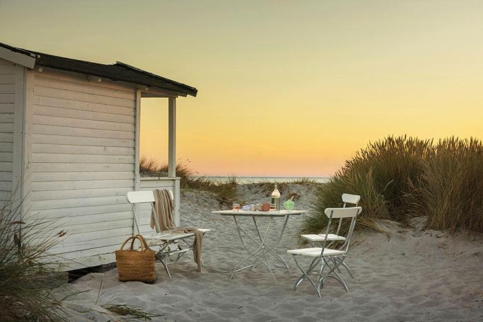 Bild 15, Bryggeribord 110X70 cm Vitlackad Ek / Varmförzinkat Stativ - Grythyttan Stålmöbler - Bonus Möbler