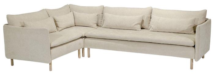 Bild 4, Idyll Hörnsoffa (3-sits hel dyna + hörn + 1-sits med två armstöd) - Hovden - Bonus Möbler