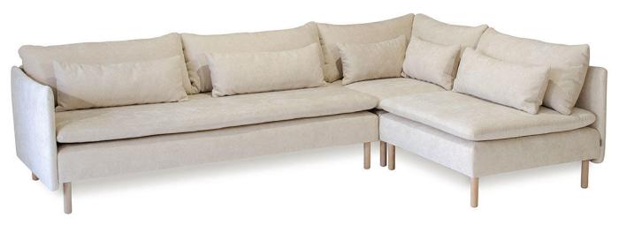 Bild 5, Idyll Hörnsoffa (3-sits hel dyna + hörn + 1-sits med ett armstöd) - Hovden - Bonus Möbler