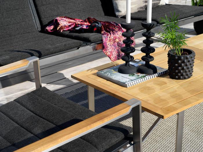 Bild 2, Gotland Rostfritt stål / Teak | Brafab | Bonus Möbler