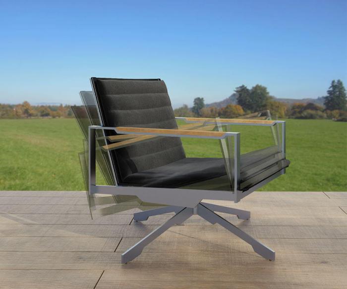 Bild 2, Gotland Rostfritt stål / Teak - Brafab - Bonus Möbler