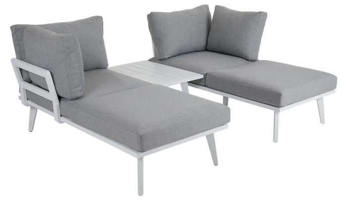 Bild 7, Villac Vit Vit / Pearl Grey - Brafab - Bonus Möbler