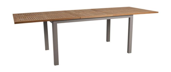 Bild 2, Lyon 194-252X92 cm Khaki / Teak - Brafab - Bonus Möbler