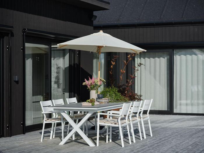 Bild 2, Hillmond HPL 238-297X100 cm och Delia Vit - Brafab - Bonus Möbler