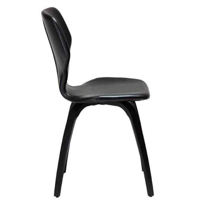 Bild 3, S.I.T Konstläder Vintage, träben Black / Svartbetsad ekfanér - Dan-Form - Bonus Möbler