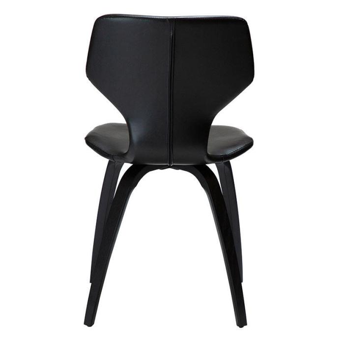 Bild 4, S.I.T Konstläder Vintage, träben Black / Svartbetsad ekfanér - Dan-Form - Bonus Möbler