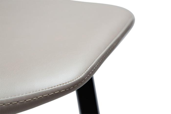 Bild 7, S.I.T Hög Konstläder Cashmere, svarta ben | Dan-Form | Bonus Möbler