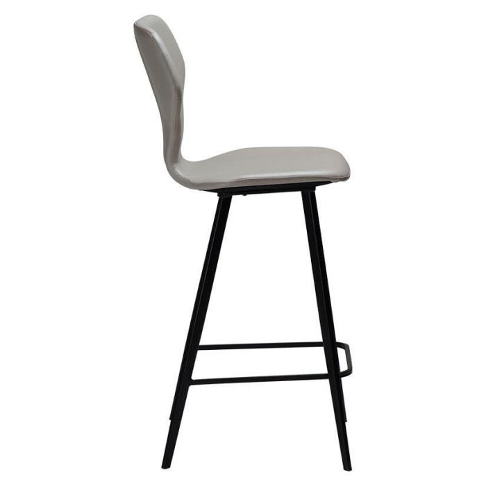 Bild 3, S.I.T Låg Konstläder Cashmere, svarta ben | Dan-Form | Bonus Möbler