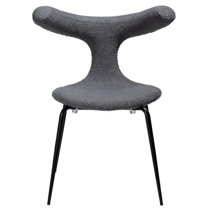 Bild 2, Bull Bouclétyg rPES Stone / Black | Dan-Form | Bonus Möbler