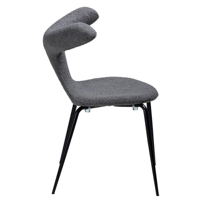 Bild 3, Bull Bouclétyg rPES Stone / Black | Dan-Form | Bonus Möbler