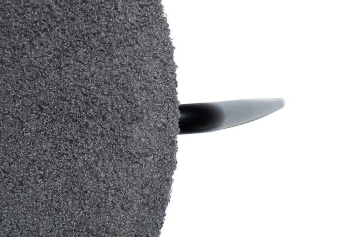 Bild 7, Bull Bouclétyg rPES Stone / Black | Dan-Form | Bonus Möbler