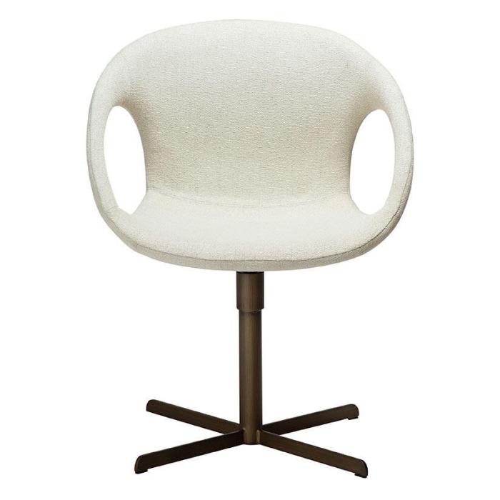 Bild 2, Carry Bouclétyg Bone White / Antique Brass | Dan-Form | Bonus Möbler