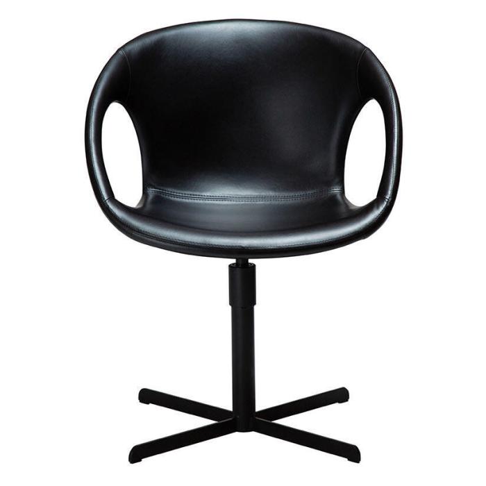 Bild 2, Carry Konstläder Vintage Black / Black | Dan-Form | Bonus Möbler