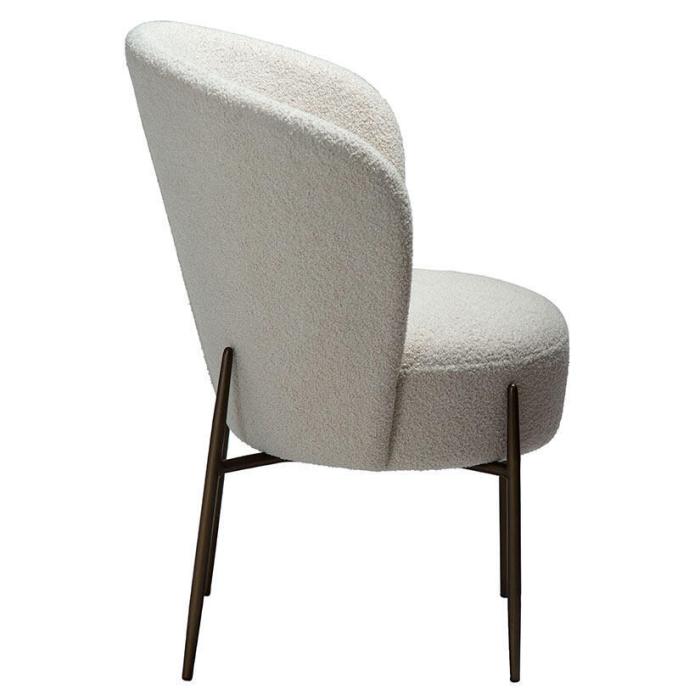 Bild 3, Orbit Bouclétyg rPES Dove / Antique Brass | Dan-Form | Bonus Möbler