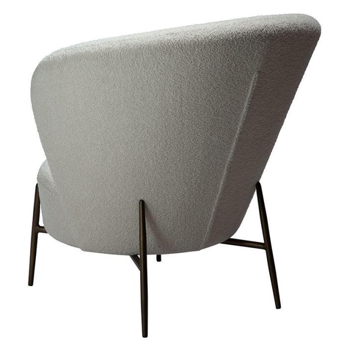 Bild 5, Orbit Bouclétyg rPES Dove / Antique Brass | Dan-Form | Bonus Möbler