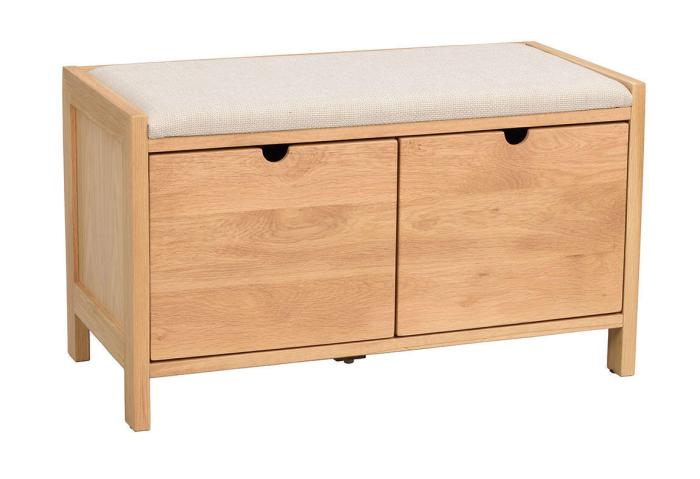Bild 2, Hillmond 2L 80 cm Lackad ek / Beige | Rowico Home | Bonus Möbler