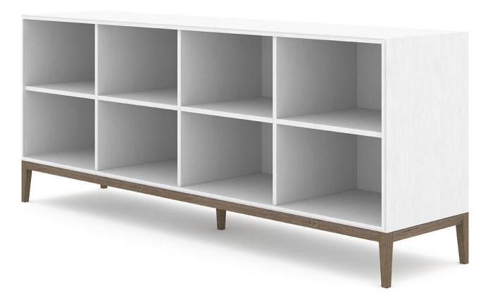 Bild 2, Edge 2.0 1-sektion 4 hyllor Burned Walnut White | Englesson | Bonus Möbler