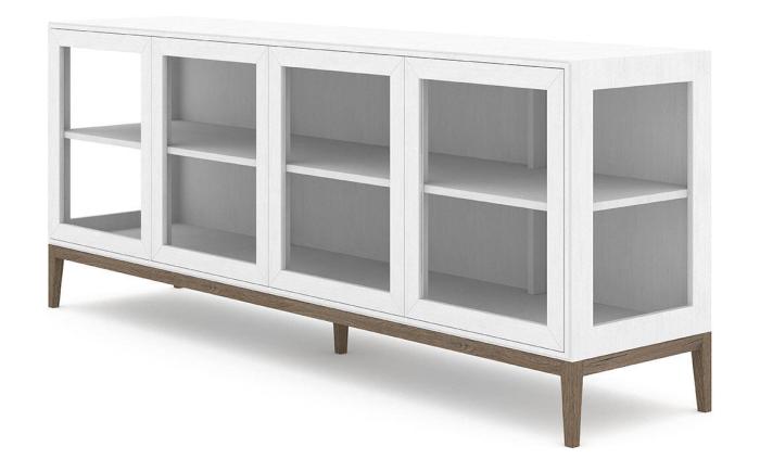 Bild 2, Edge 2.0 1-sektion 4 dörrar Burned Walnut White | Englesson | Bonus Möbler