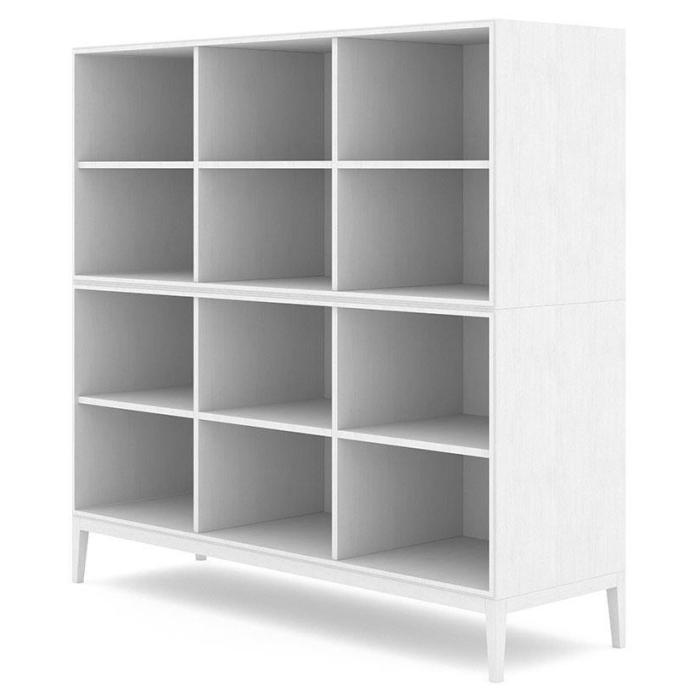 Bild 2, Edge 2.0 2-sektioner 6 hyllor White | Englesson | Bonus Möbler