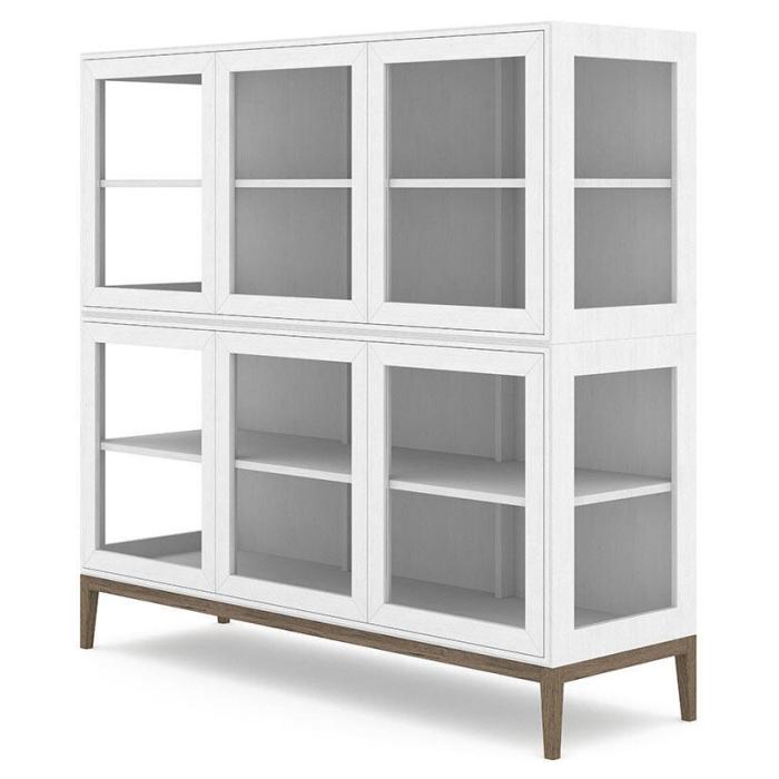 Bild 2, Edge 2.0 2-sektioner 6 dörrar Burned Walnut White | Englesson | Bonus Möbler