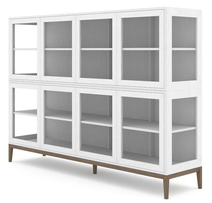 Bild 2, Edge 2.0 2-sektioner 8 dörrar Burned Walnut White | Englesson | Bonus Möbler