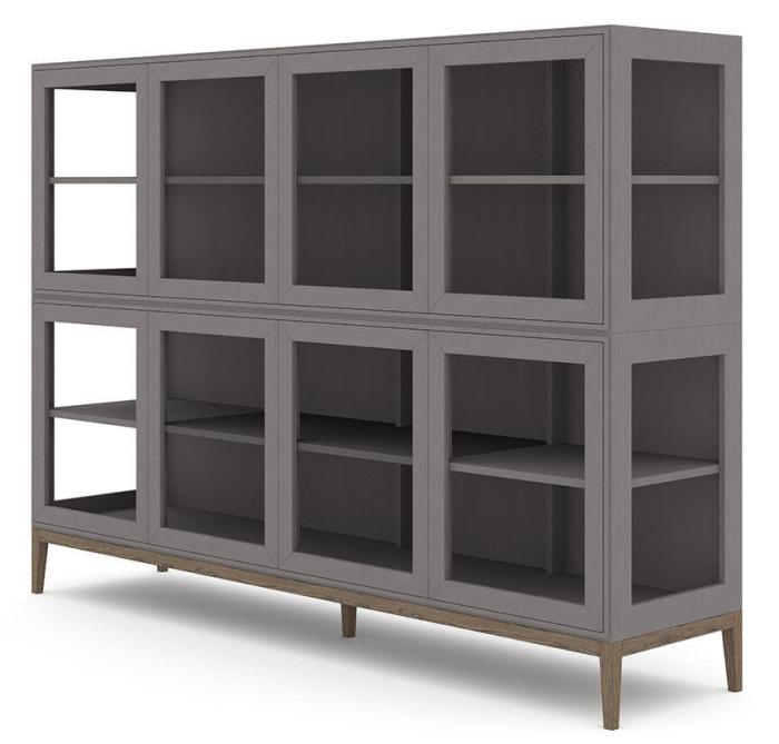 Bild 2, Edge 2.0 2-sektioner 8 dörrar Burned Walnut Grey - Englesson - Bonus Möbler