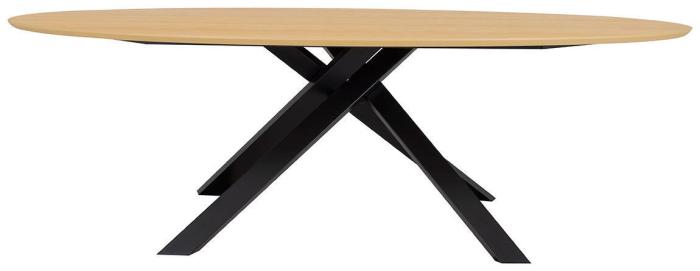 Bild 2, Cox 240X120 cm Träfärg Natural Oak / Svart | Utgått | Bonus Möbler