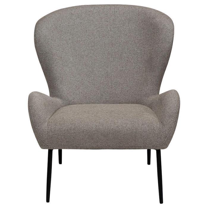 Bild 2, Glam Låg Bouclétyg Pebble Earth / Black | Dan-Form | Bonus Möbler