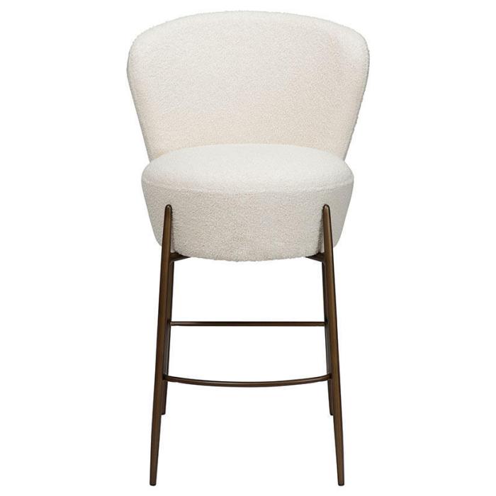 Bild 2, Orbit Låg Bouclétyg rPES Dove / Antique Brass | Dan-Form | Bonus Möbler