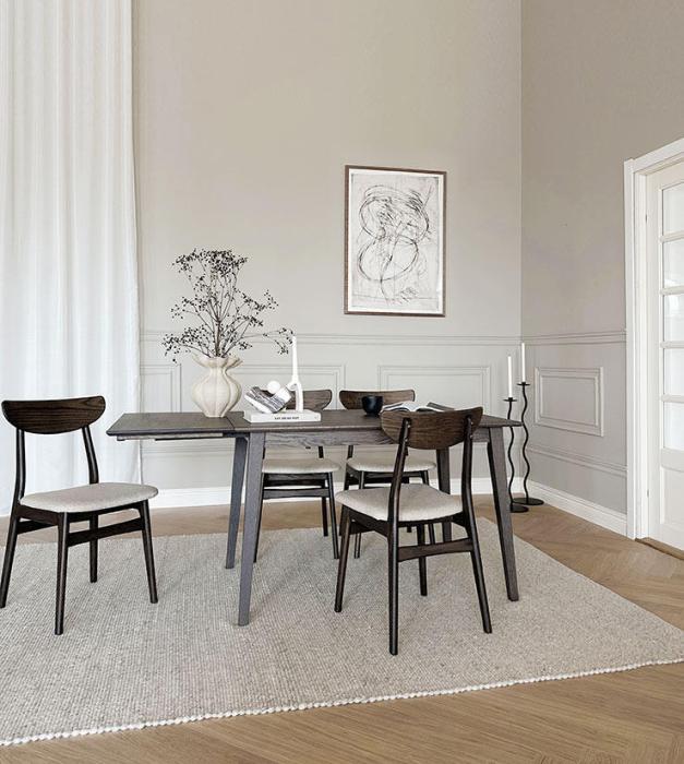 Bild 8, Rodham Brunlackad ek / Beige | Rowico Home | Bonus Möbler