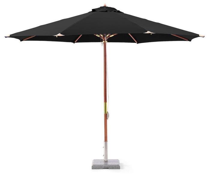 Bild 2, Träparasoll Lyx Ø335 cm Svart - Hillerstorp - Bonus Möbler