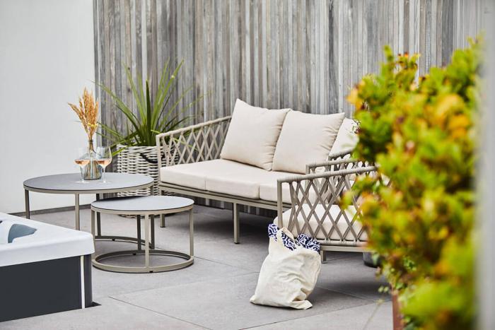 Bild 6, Jet Set Runt Beige / Grå | Hillerstorp | Bonus Möbler