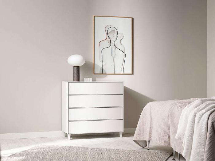 Bild 4, Ciro 4 lådor Vit | Svenska Hem | Bonus Möbler