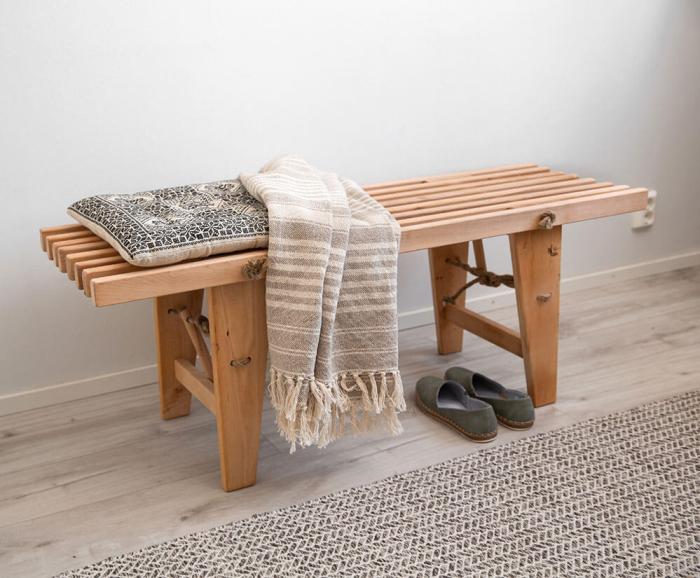 Bild 3, EcoFurn® EcoBench 120 cm Al Oljad natur - Hillerstorp - Bonus Möbler