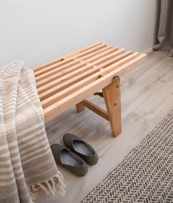 Bild 5, EcoFurn® EcoBench 120 cm Al Oljad natur - Hillerstorp - Bonus Möbler