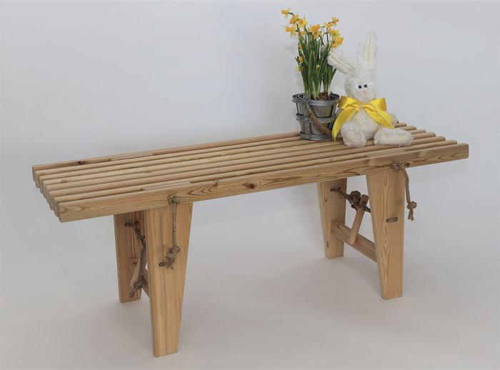 Bild 2, EcoFurn® EcoBench 120 cm Lärk natur - Hillerstorp - Bonus Möbler