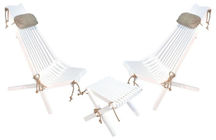 Bild 2, EcoFurn® Lilli Pall Björk Täckmålad vit - Hillerstorp - Bonus Möbler