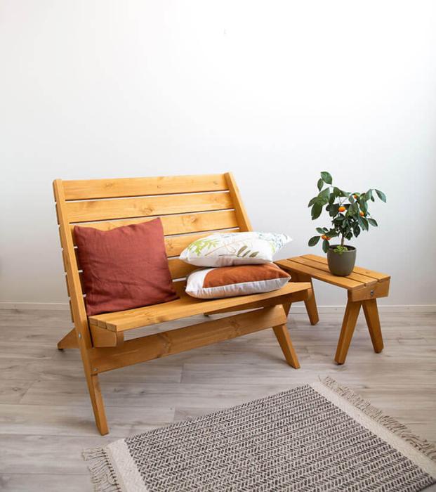 Bild 8, EcoFurn® Granny Furu Oljad ockra - Hillerstorp - Bonus Möbler